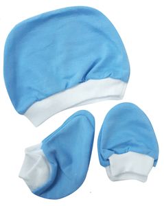 Set de gorro y manoplas